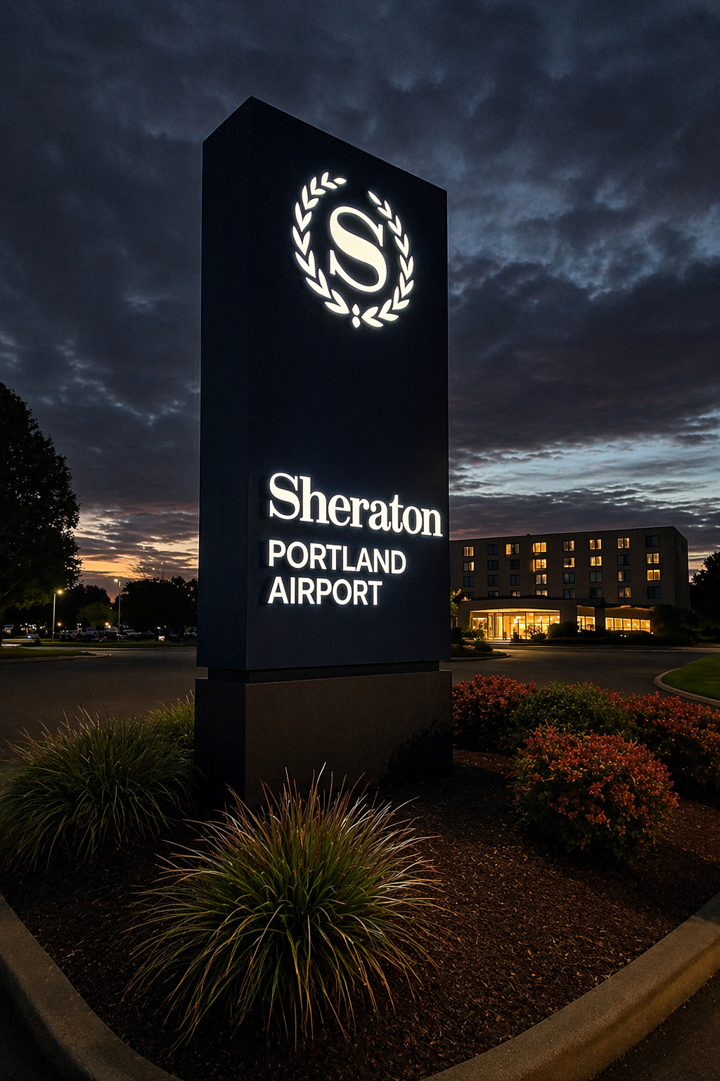 Sheraton Hotel Sign